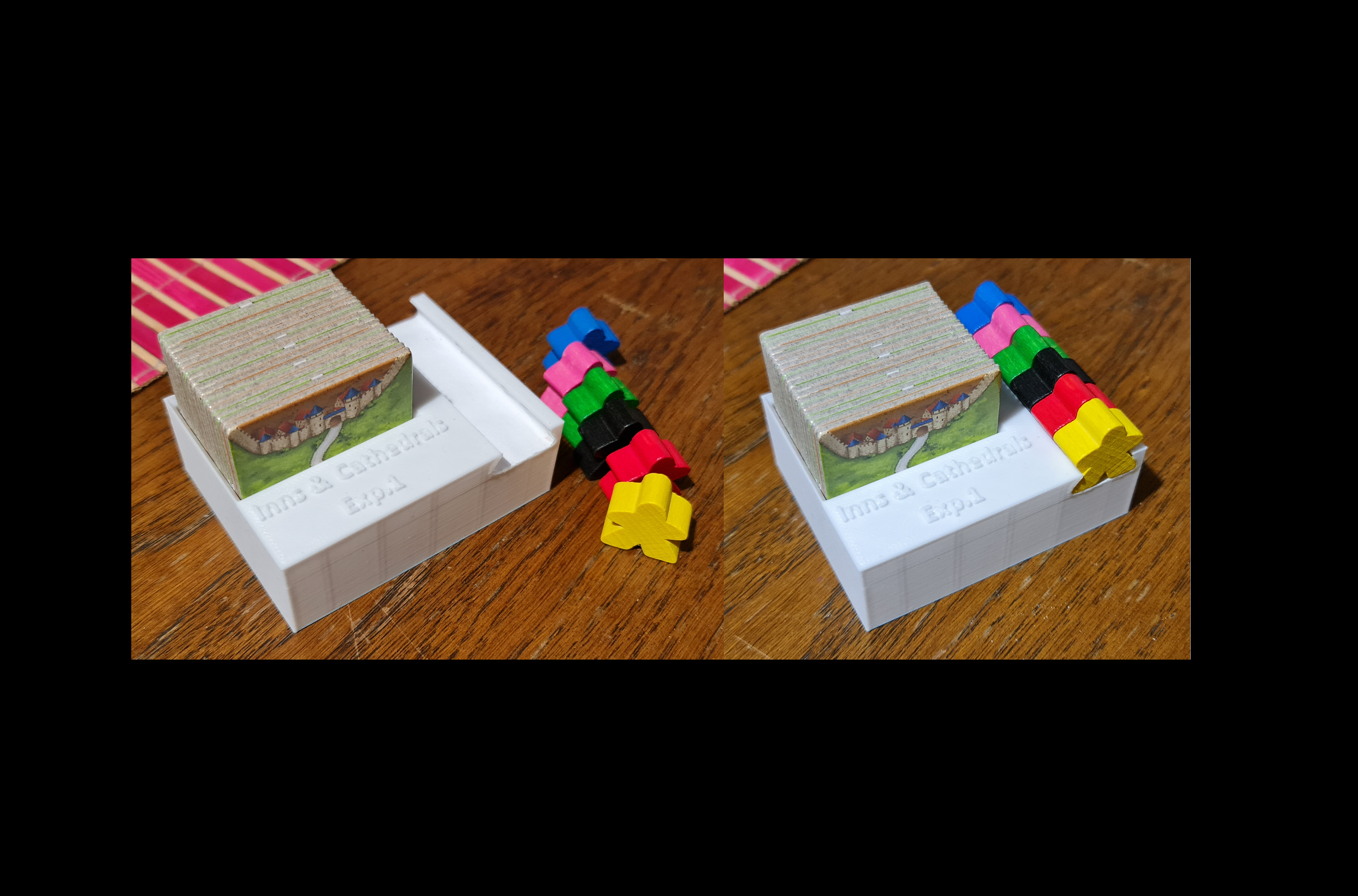 Carcassonne organizer Base Game, Exp.1 & Exp.2