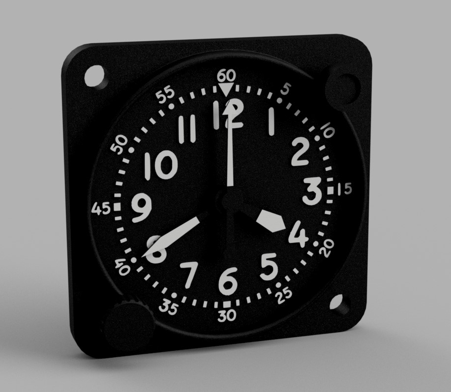 Replica Waltham A-13A Aircraft Clock
