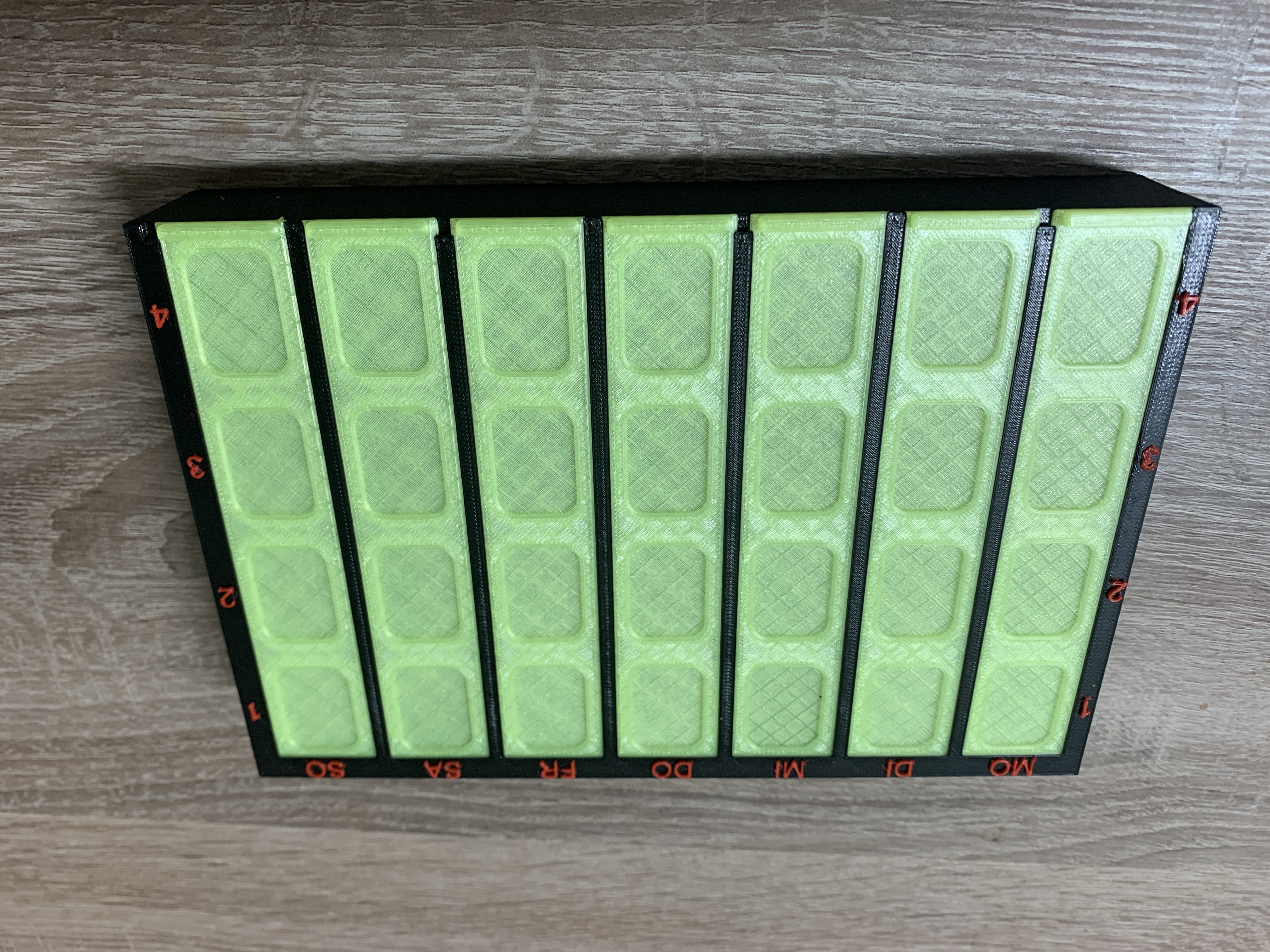 Pill Box 7x4, Pill Organiser, Tabletten Box