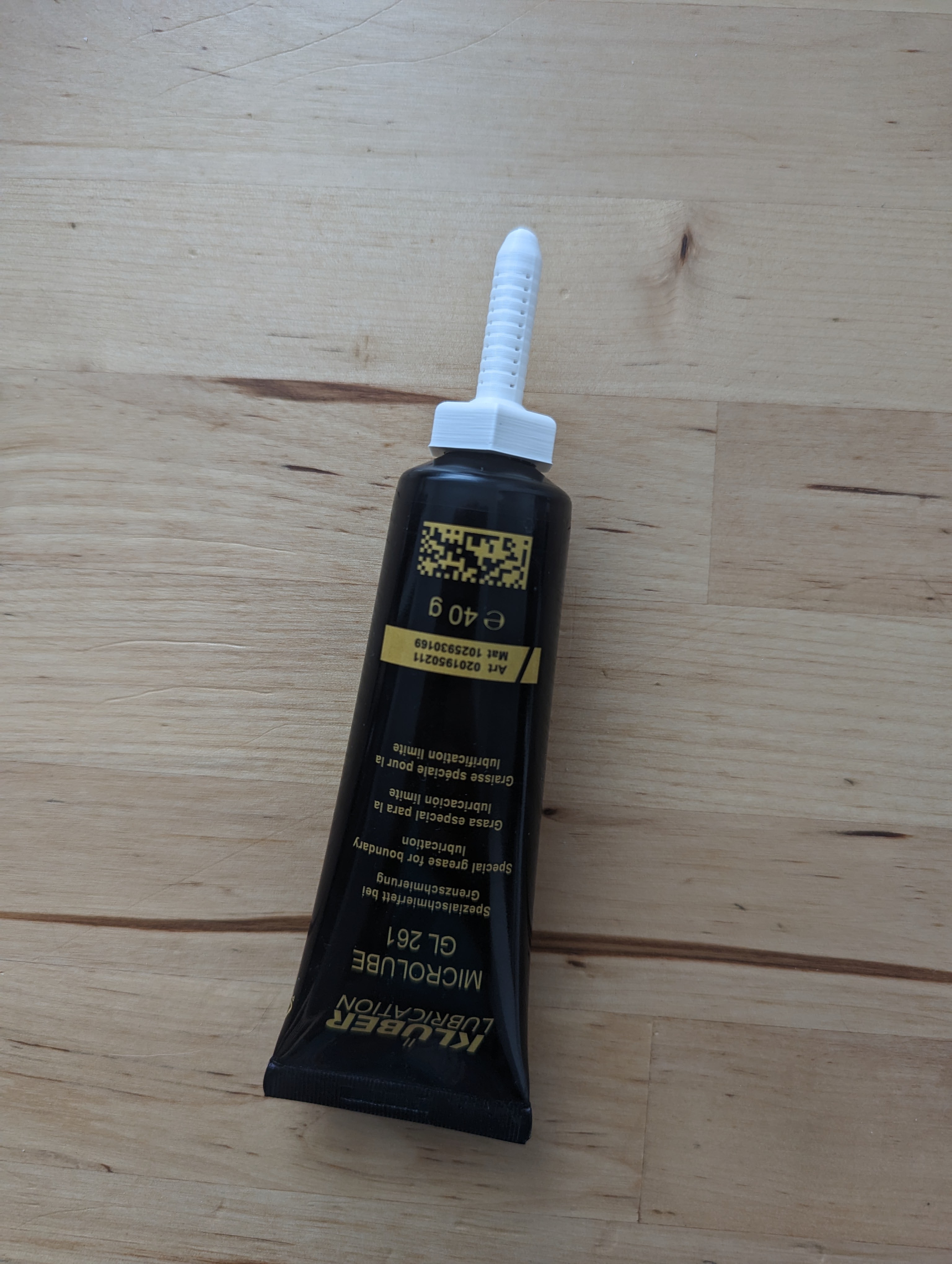 Microlube GL 261 (40g tube) LM8UU applicator 3D model thumbnail