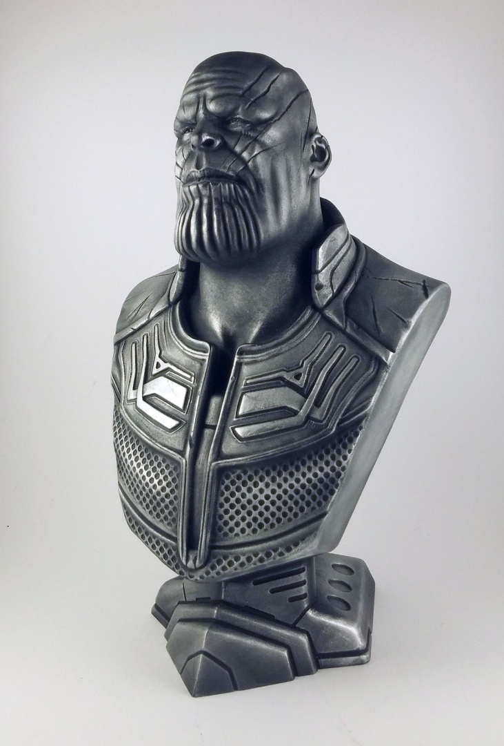 Miniatura 5 do modelo 3D Infinity War Thanos bust (STL)