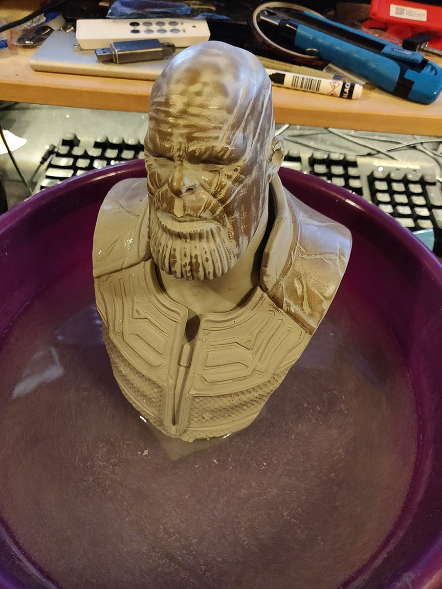 Miniatura 12 do modelo 3D Infinity War Thanos bust (STL)