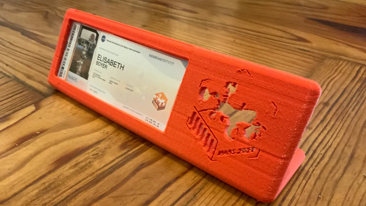 Mars 2020 Boarding Pass Stand by nabla160 | Download free STL model