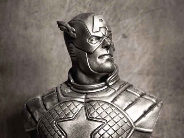 Captain American Bust (STL)