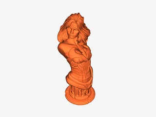 Woman Bust Decoration Figure by Stigern, Download free STL model