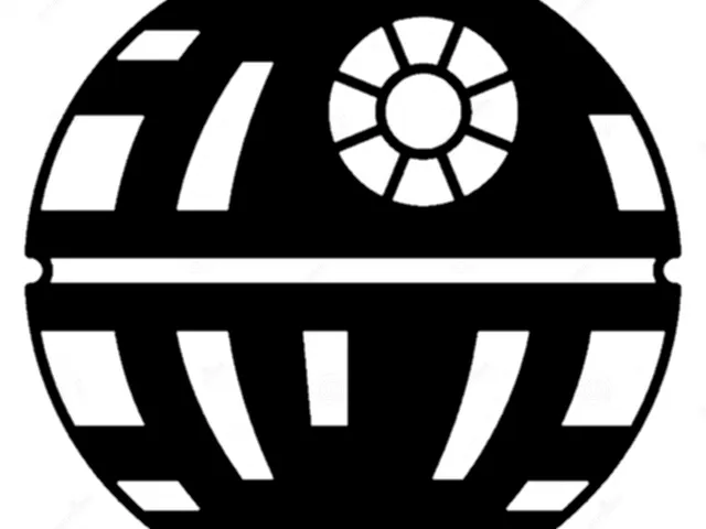 Deathstar Stencil/ 2D Wallart