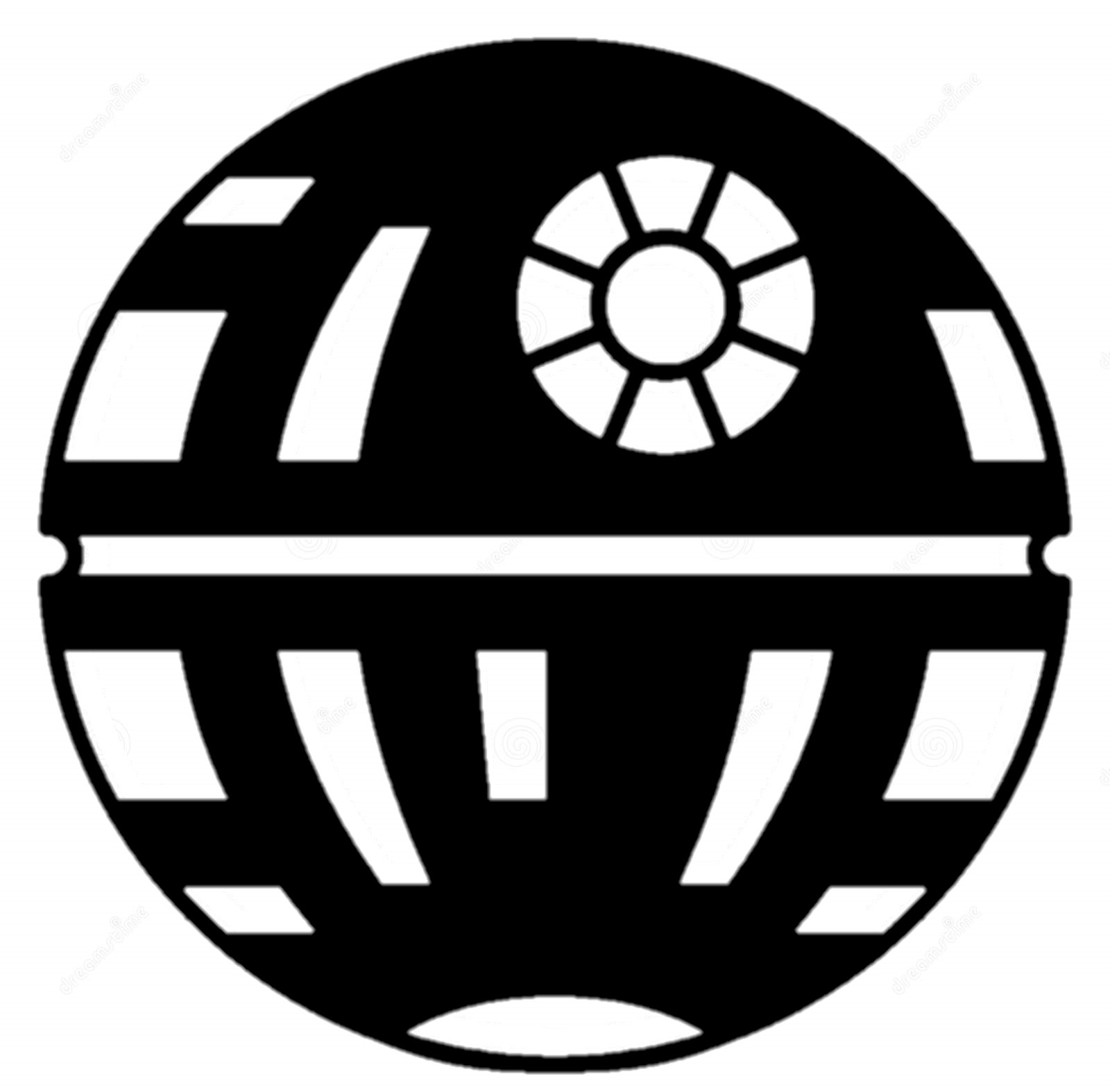 Deathstar Stencil/ 2D Wallart
