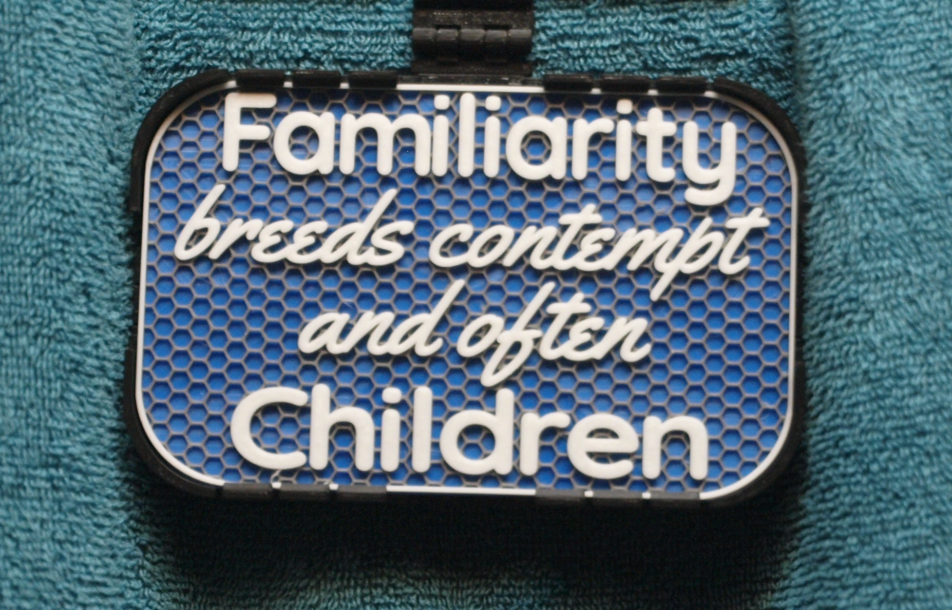 Familiarity breeds sign