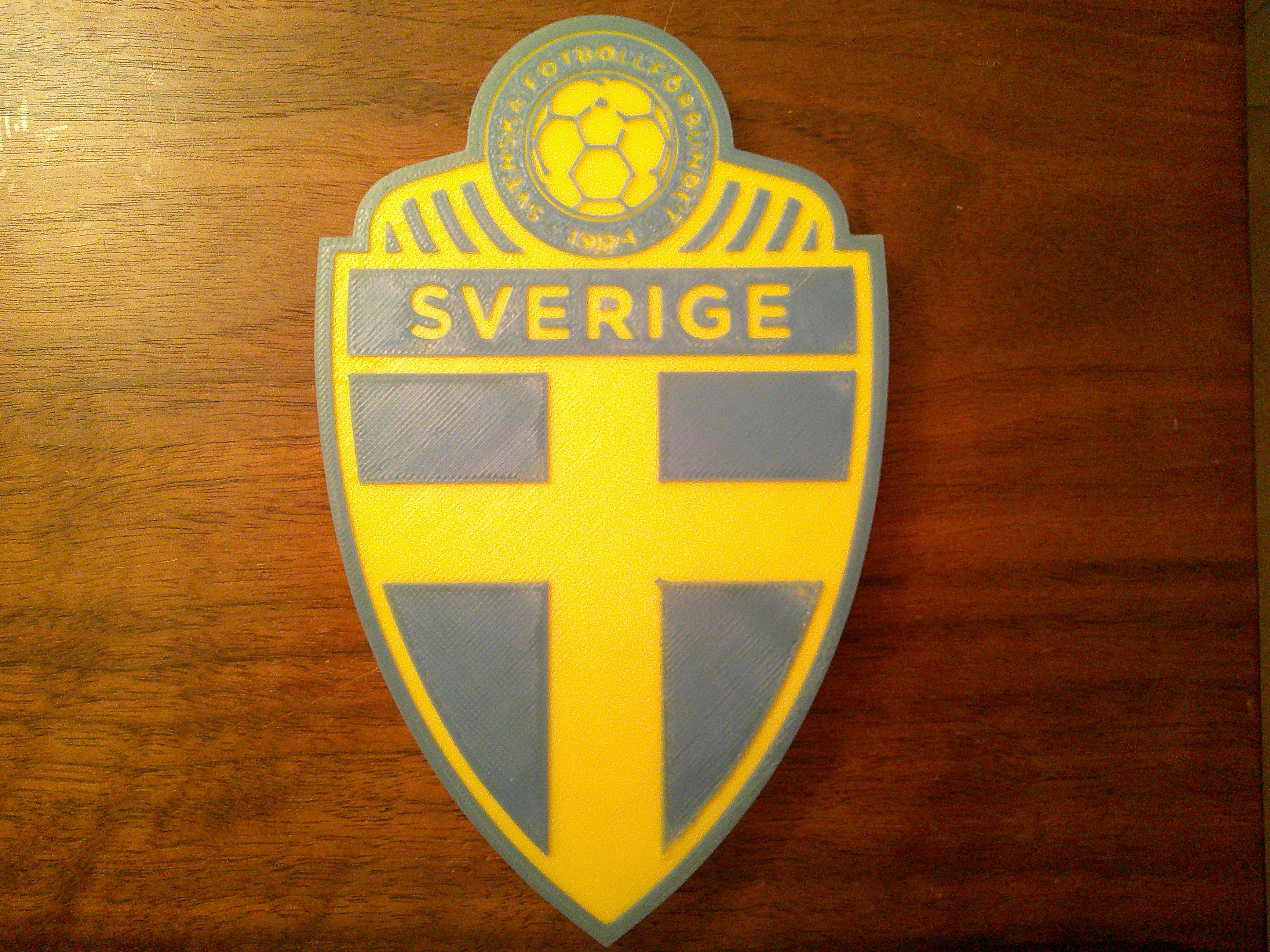 Sweden National Football Team Logo Coaster or Plaque