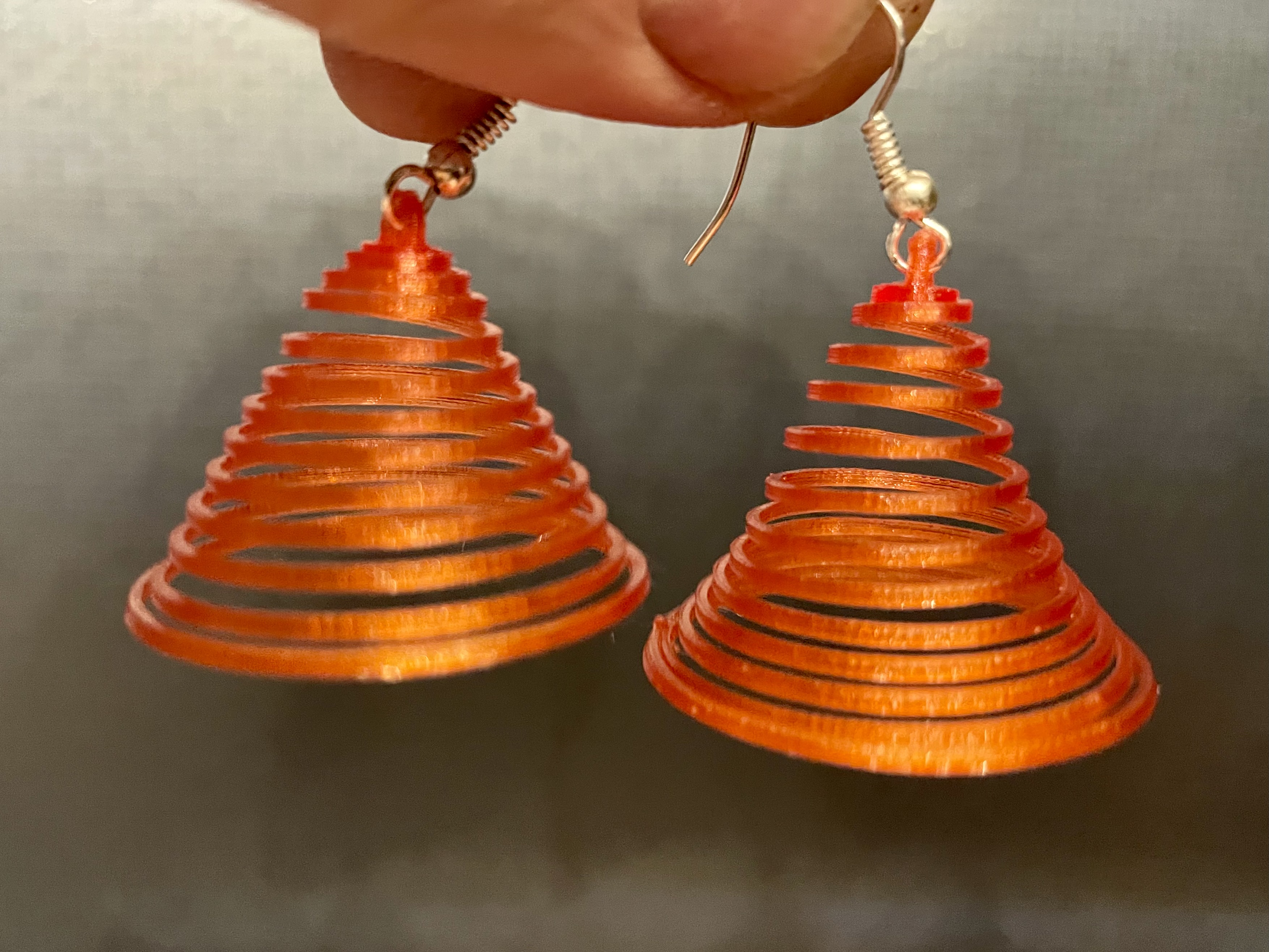 restless spiral earrings - easy and fast / neklidné spirálové náušnice - snadno a rychle