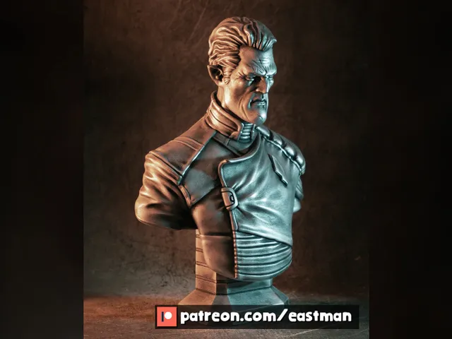 Admiral Gord bust (STL)