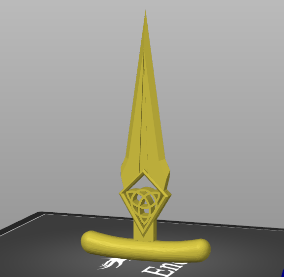 Miniatura 2 do modelo 3D Celtic loki's dagger
