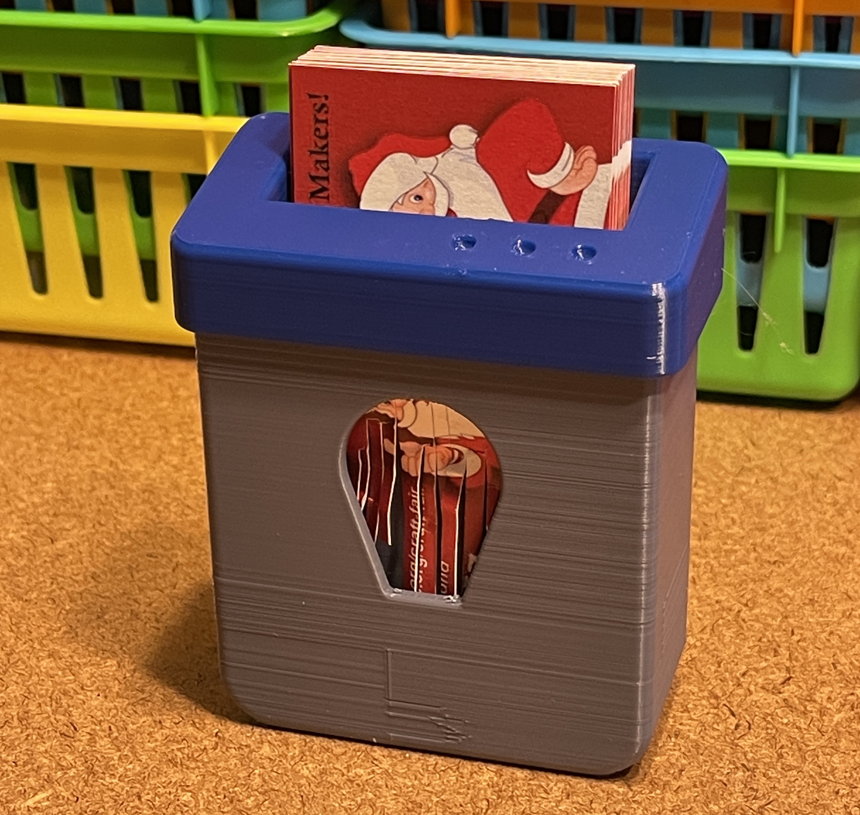 Document Shredder Business Card Holder