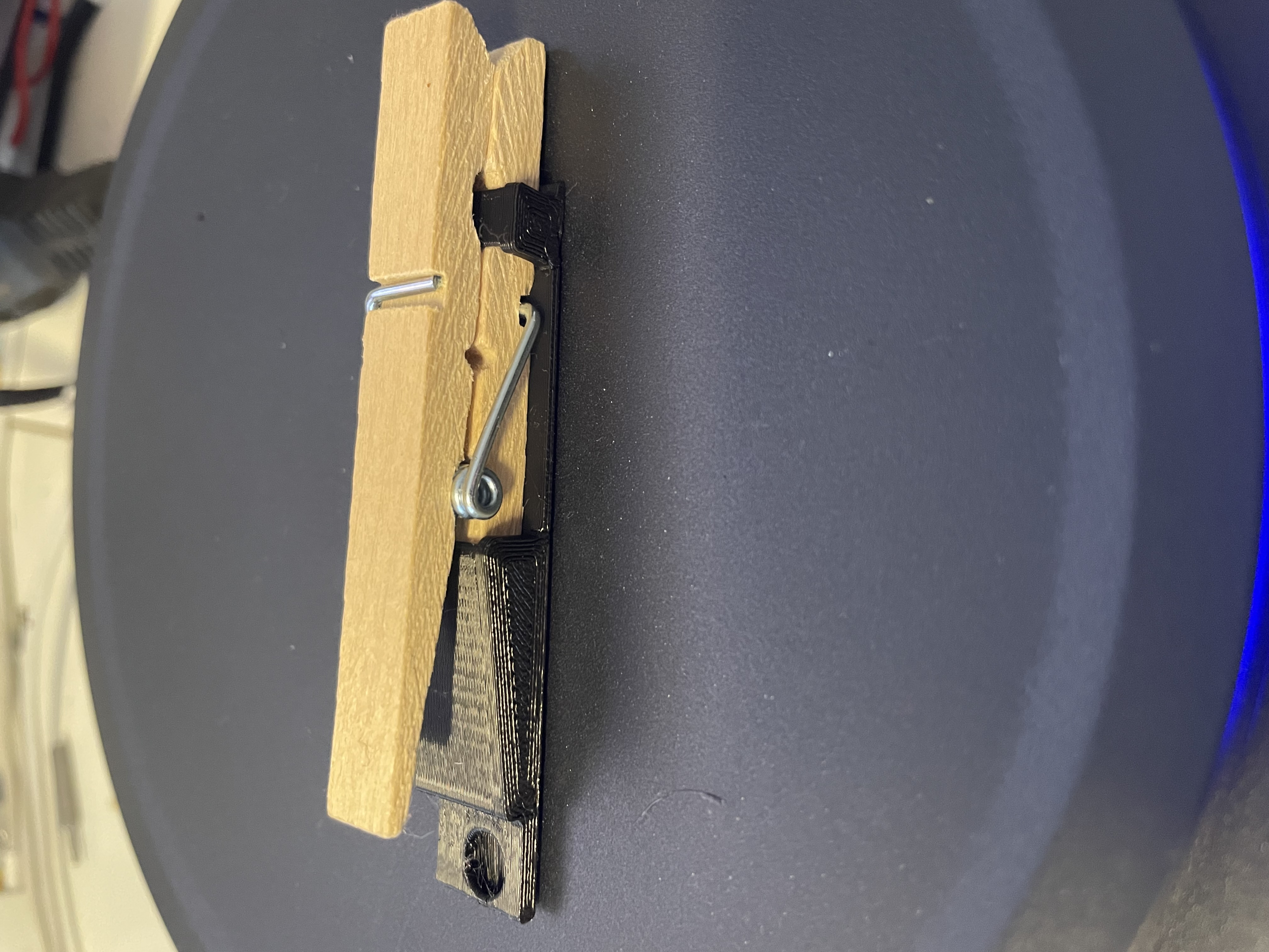 Clothespin mount
