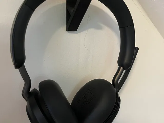 Wall mount for Jabra headset