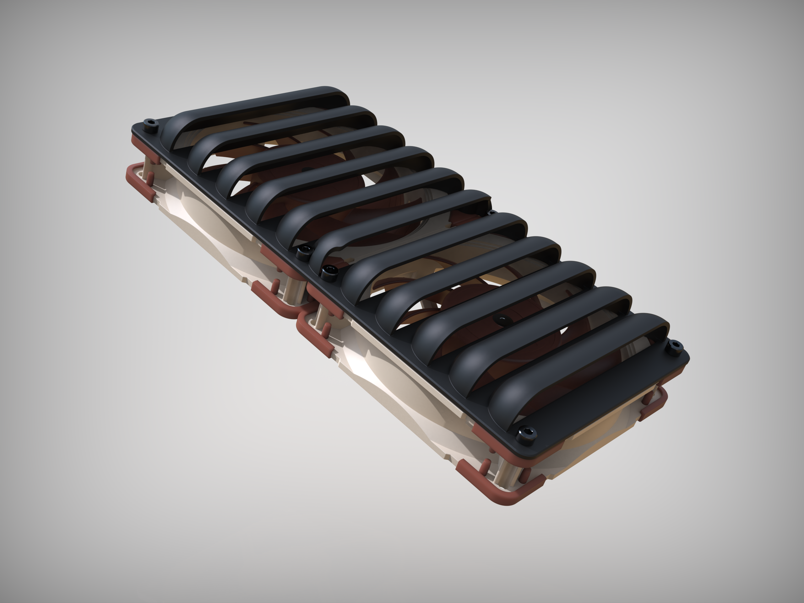 240mm Louvre Fan Grill