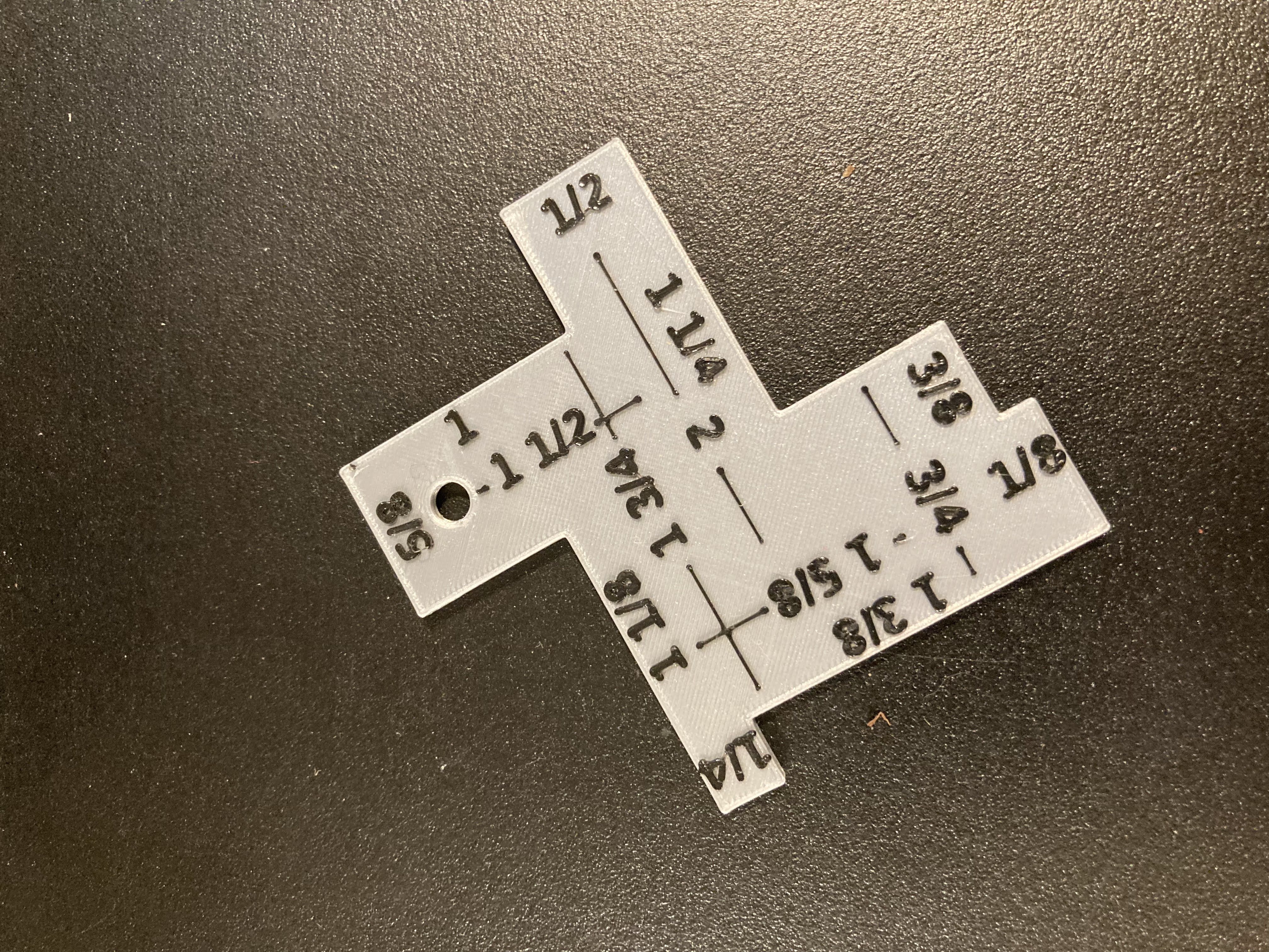Measuring gauge (commonly used for sewing)