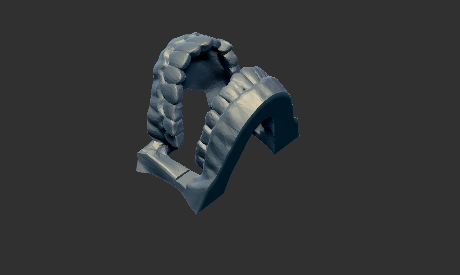 Jagged business card holder