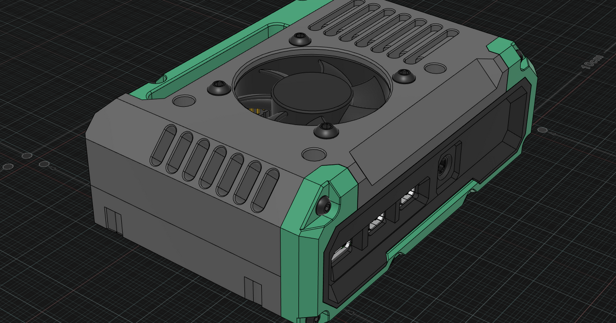 Raspberry Pi 4 Case by Squirrelbrain | Download free STL model ...