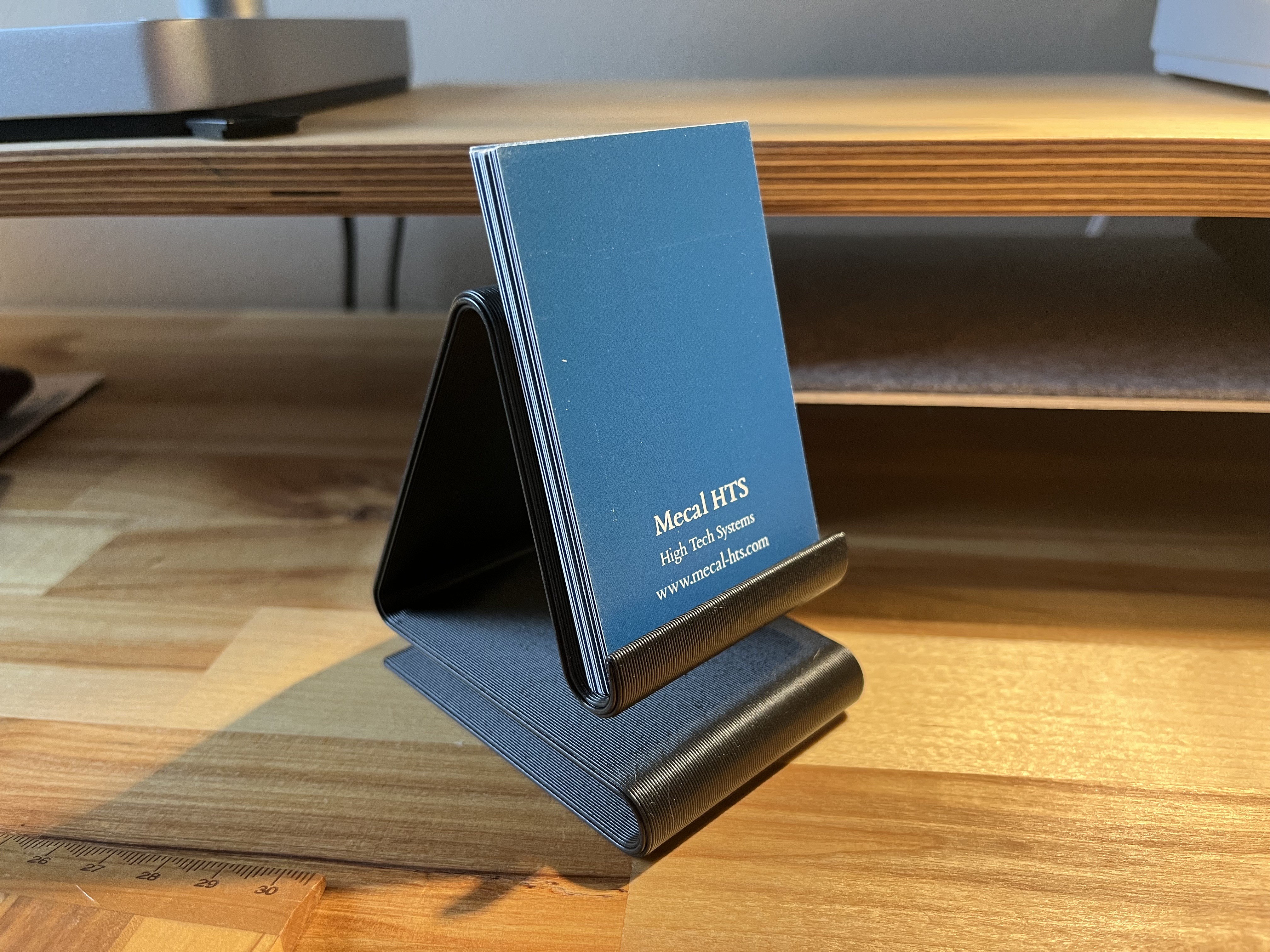 Wavy Business Card Stand - Vertical or Horizontal