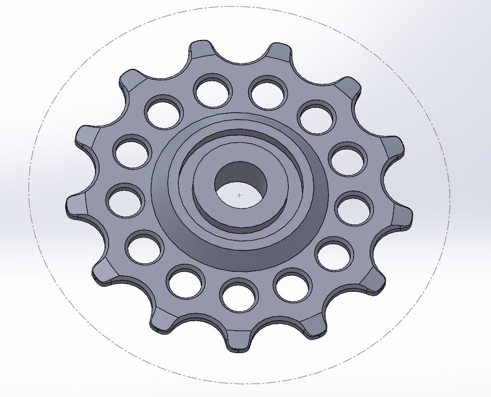 Shimano Altus oversize 13t tensioner pulley