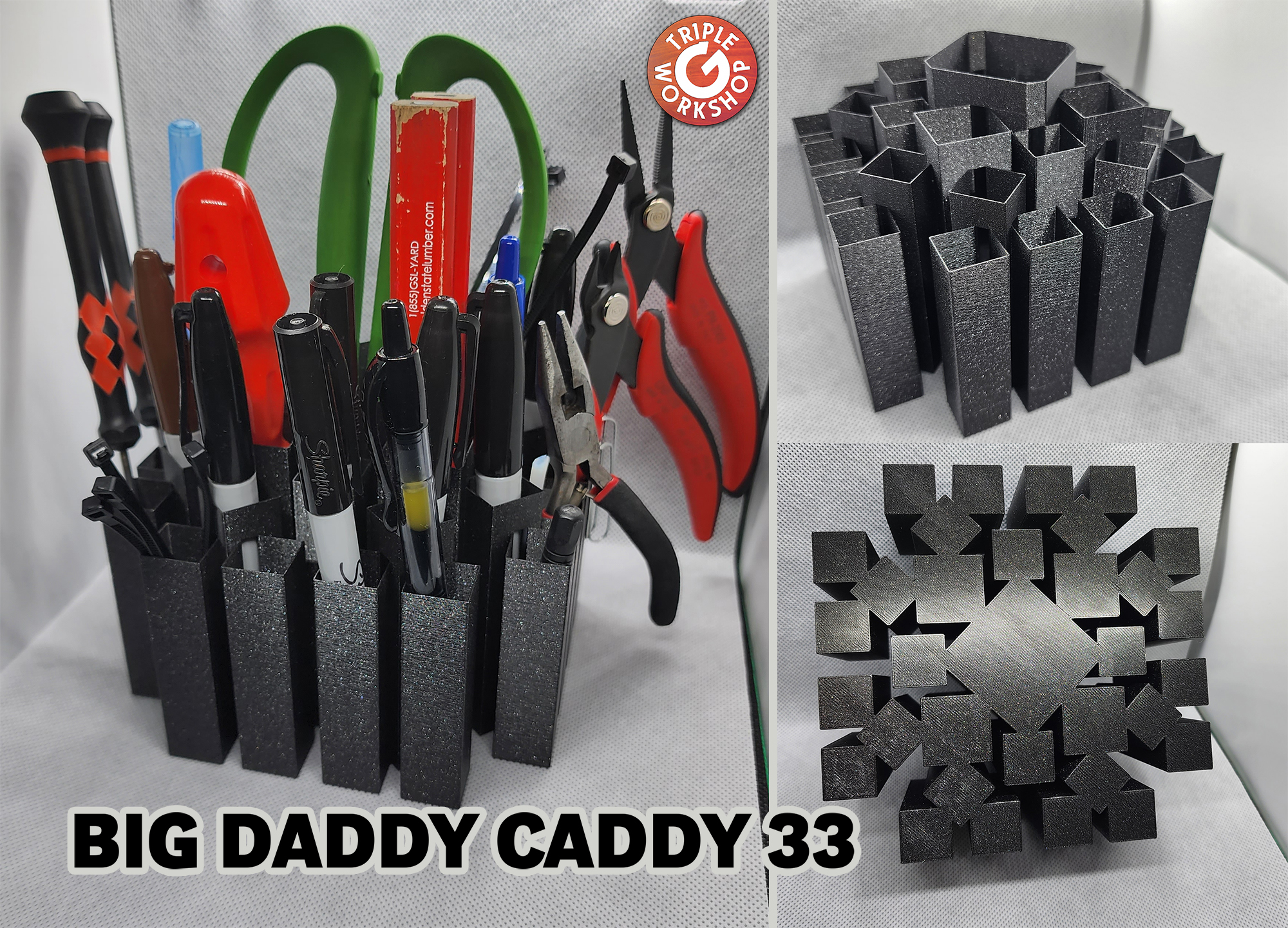 Scrub Daddy Sink Caddy by samwiseg0, Download free STL model