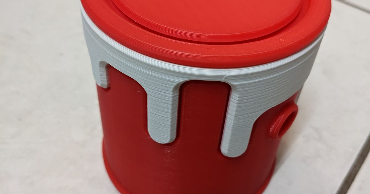 Lid for Drippy_Bucket by MM | Download free STL model | Printables.com