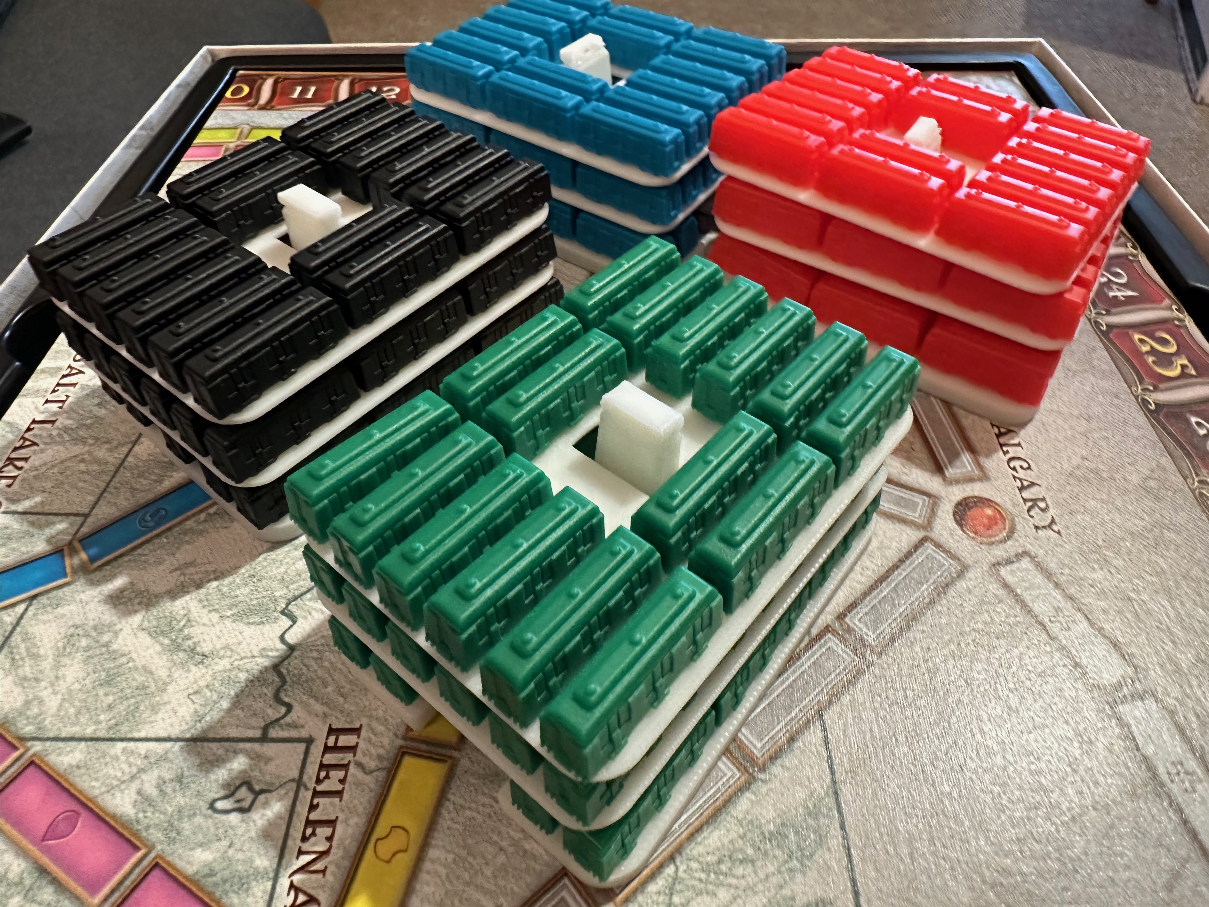 Ticket to Ride America Train Organizer