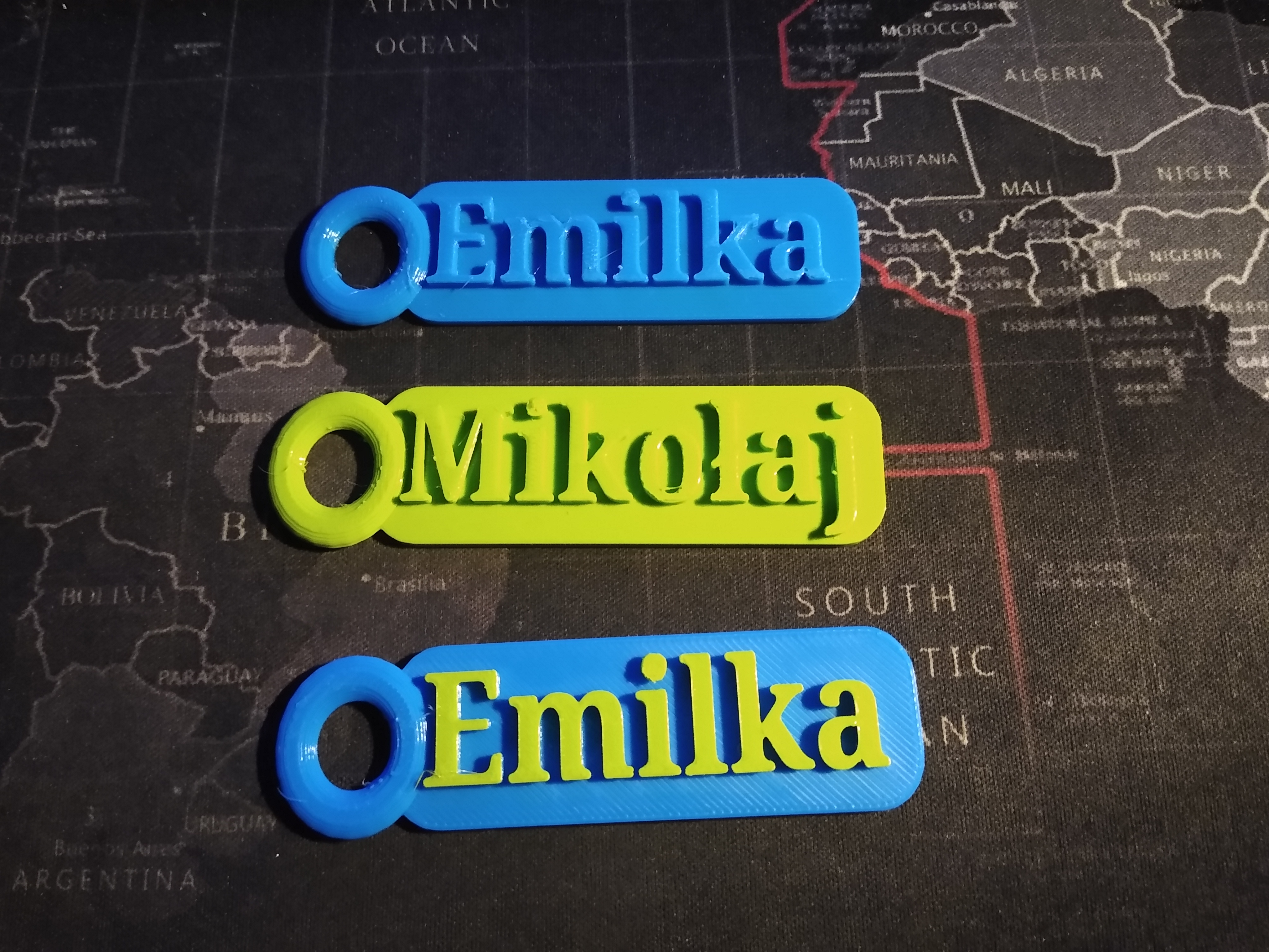 Keychain with name