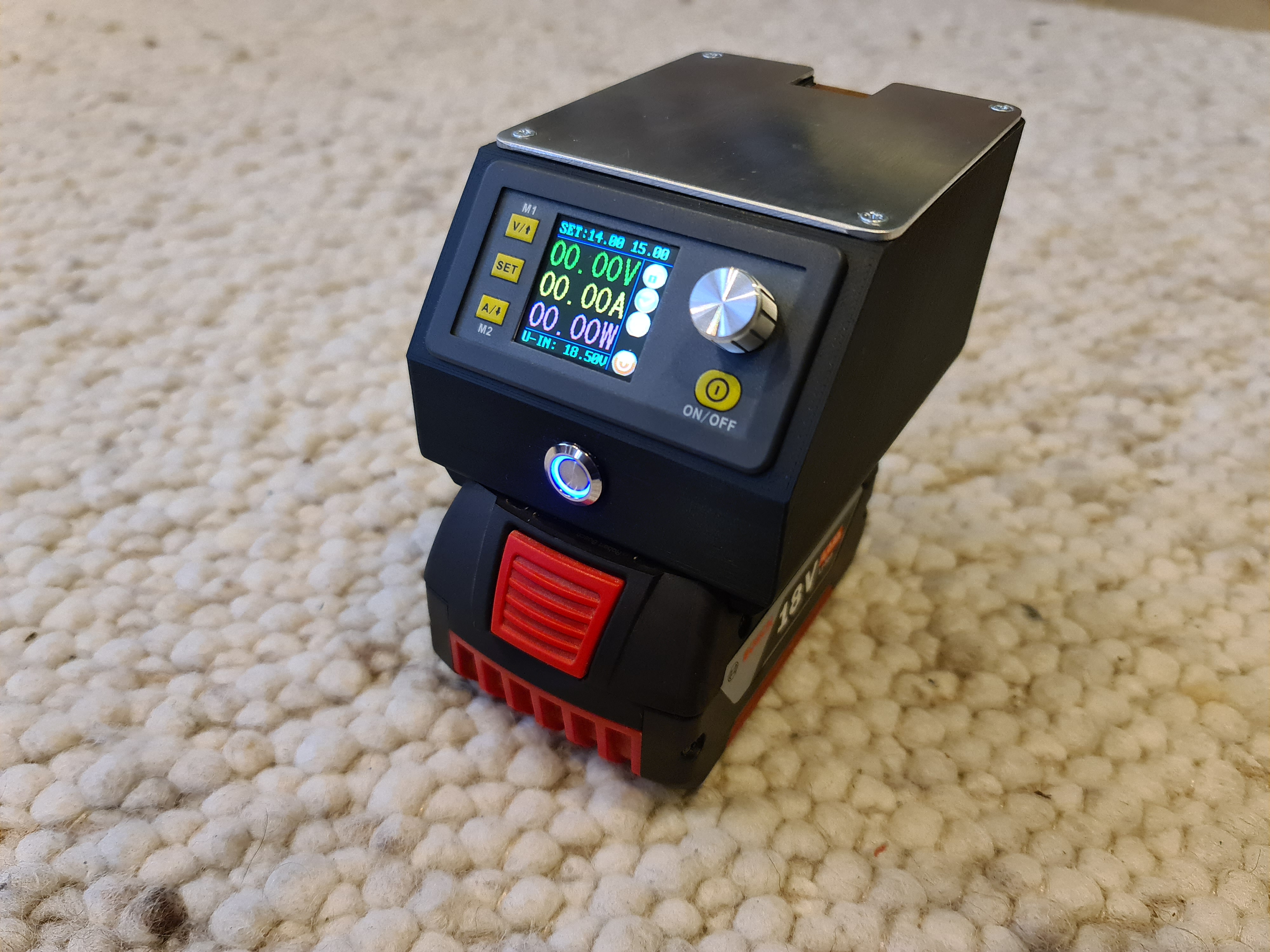 Tragbares Netzteil für Bosch Akku 18V