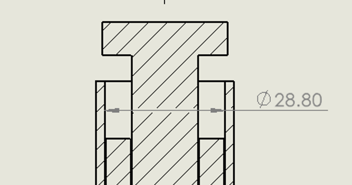 Star nut tool for 28.6mm/ 1 1/8" mtb fork by Alex Download free STL