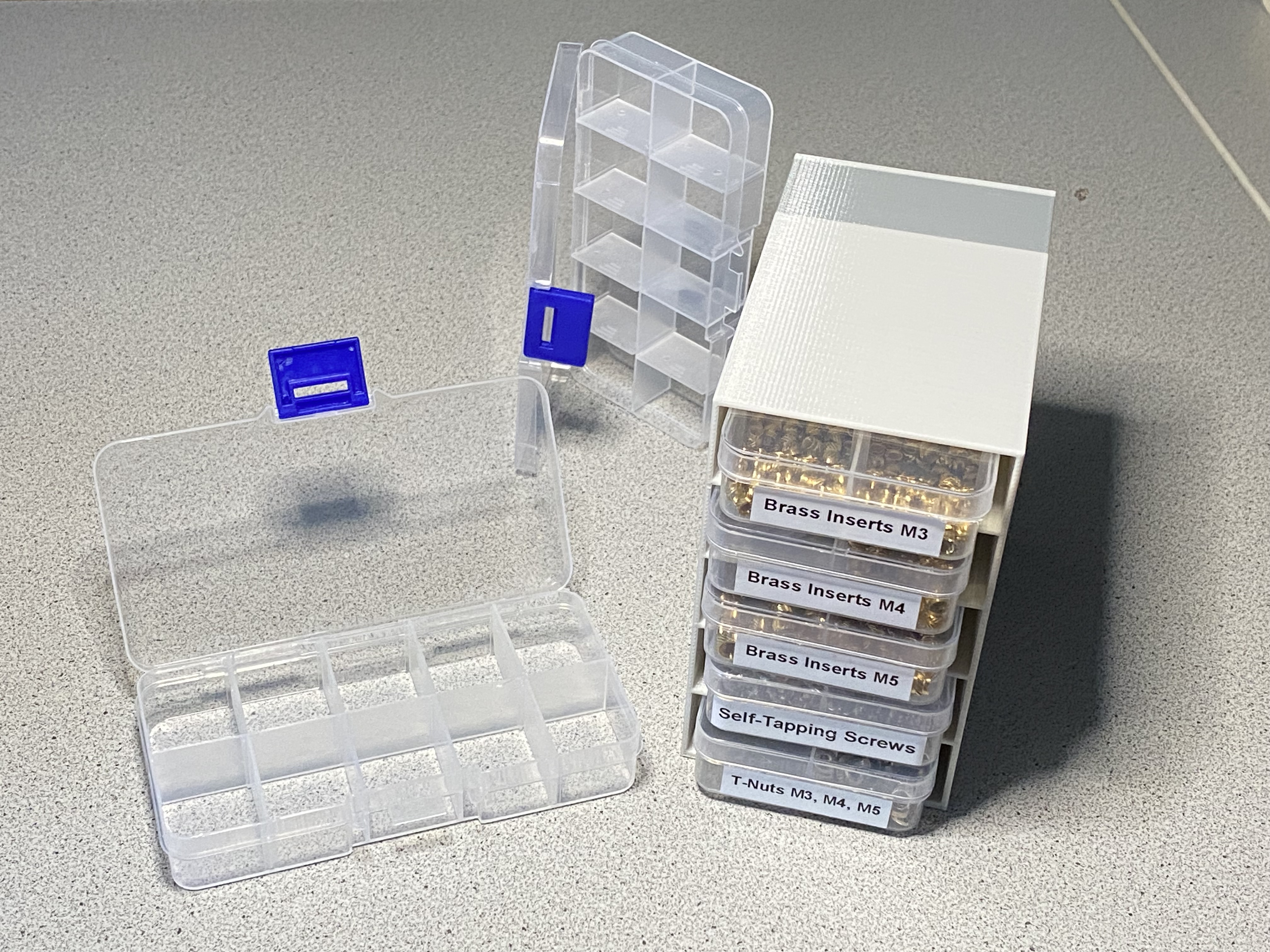 Container for Assortment Boxes (Ten Grid Parts Box)