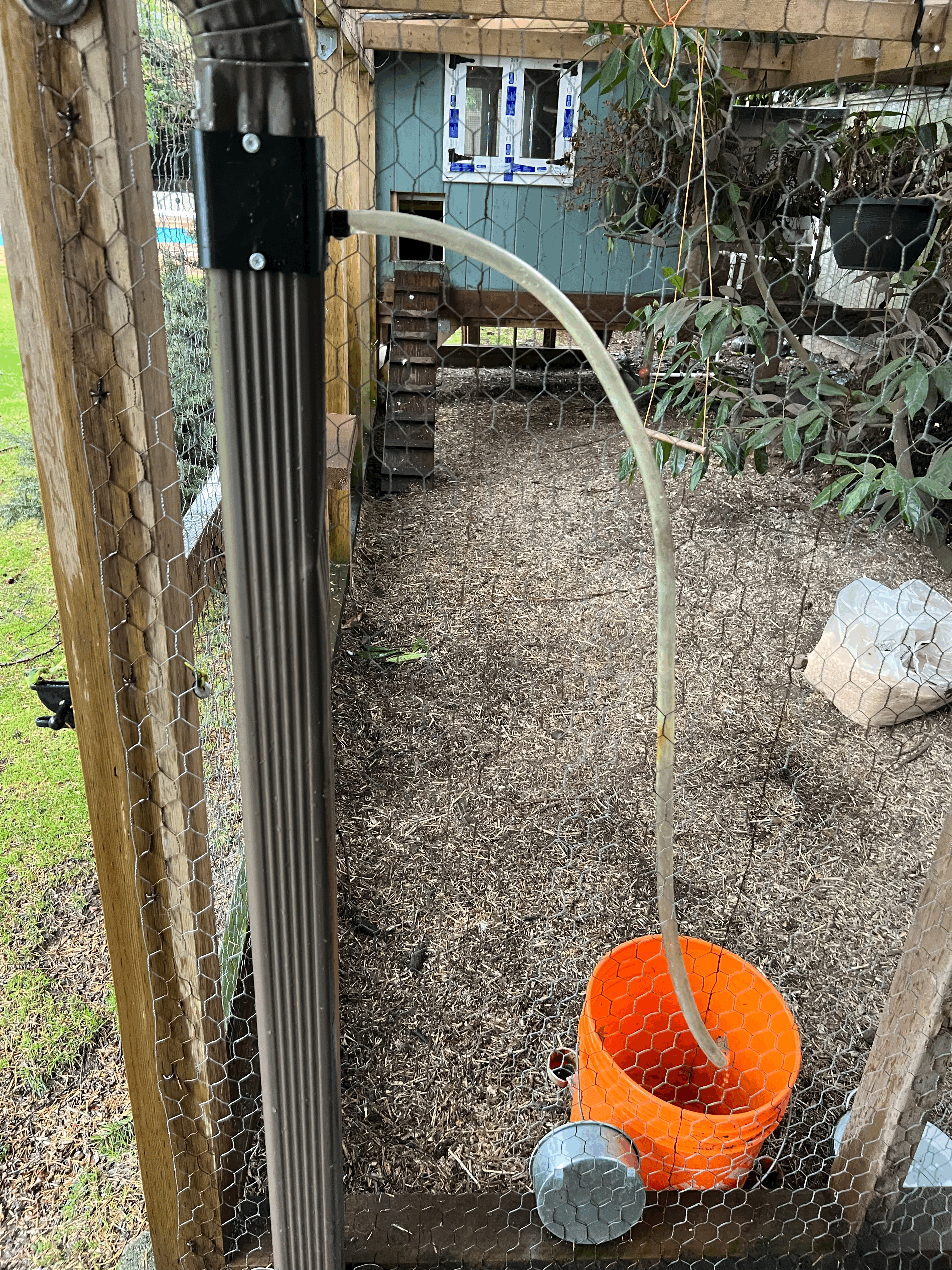 Rain Gutter Downspout Harvester