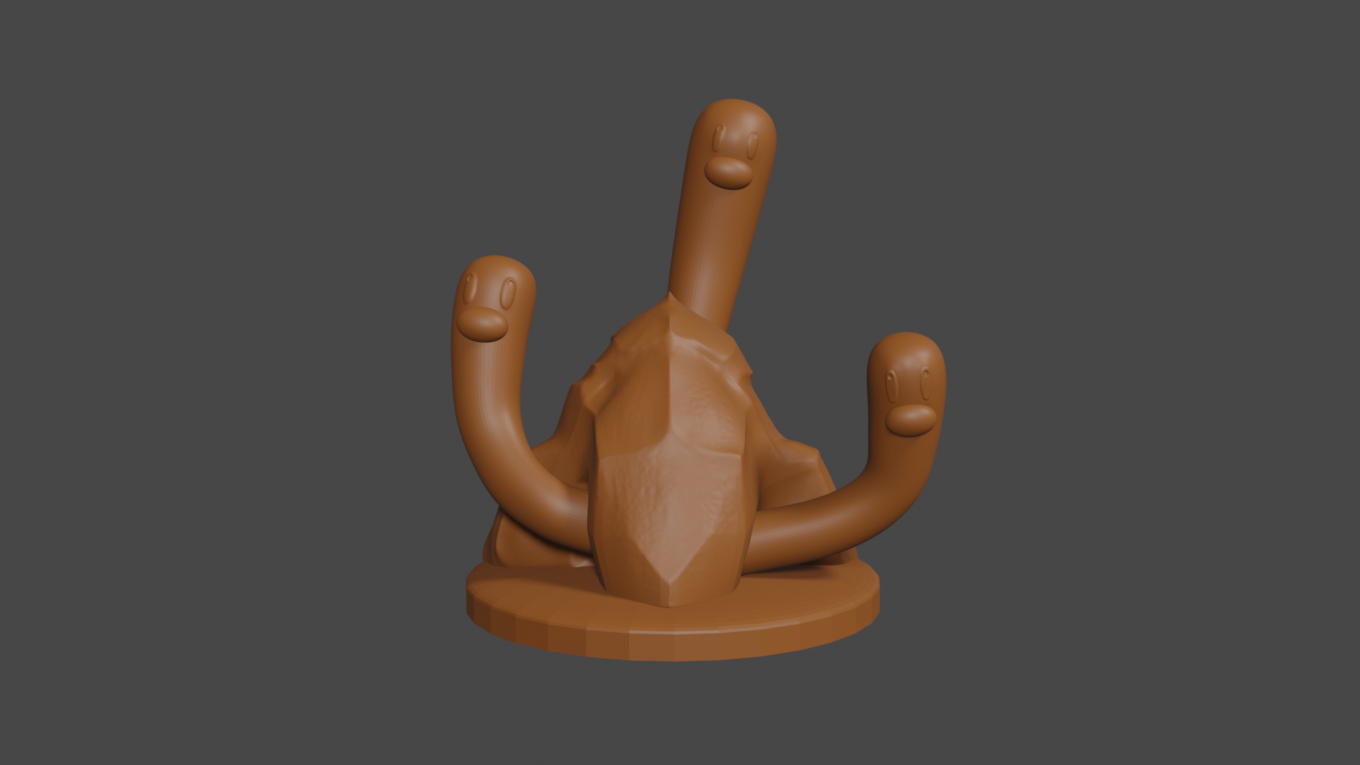 Pokemon inspired, Wugtrio , Tabletop DnD miniature