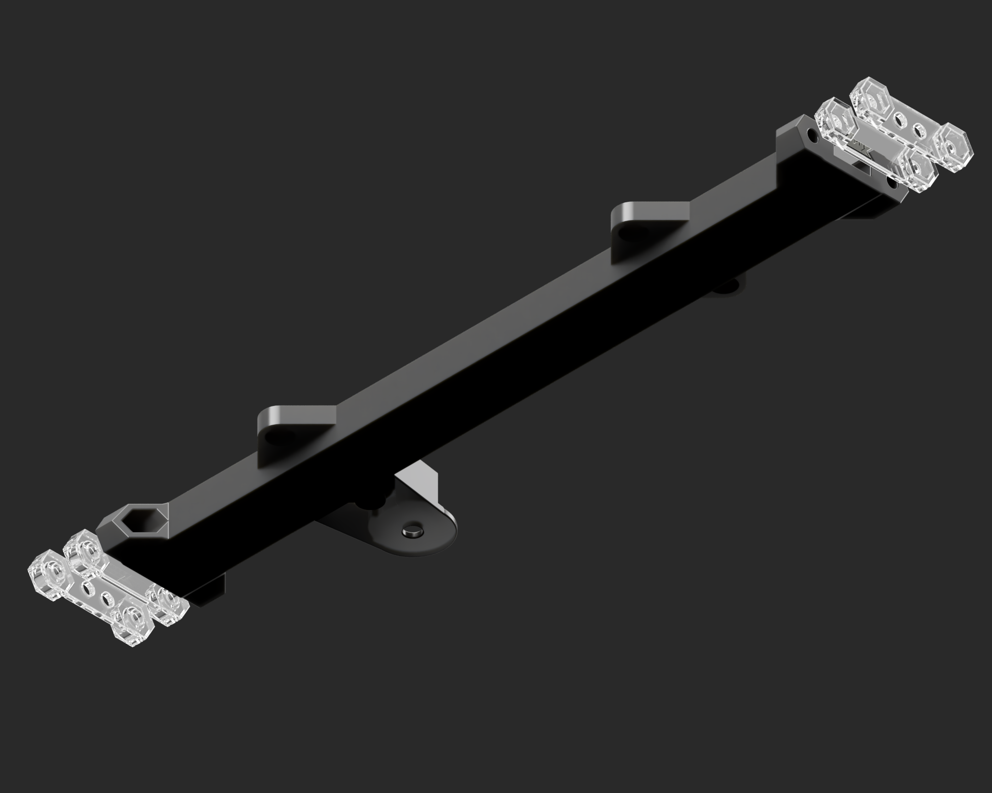 Miniatura 2 do modelo 3D Parametric Magnetic LED Housing and Diffuser