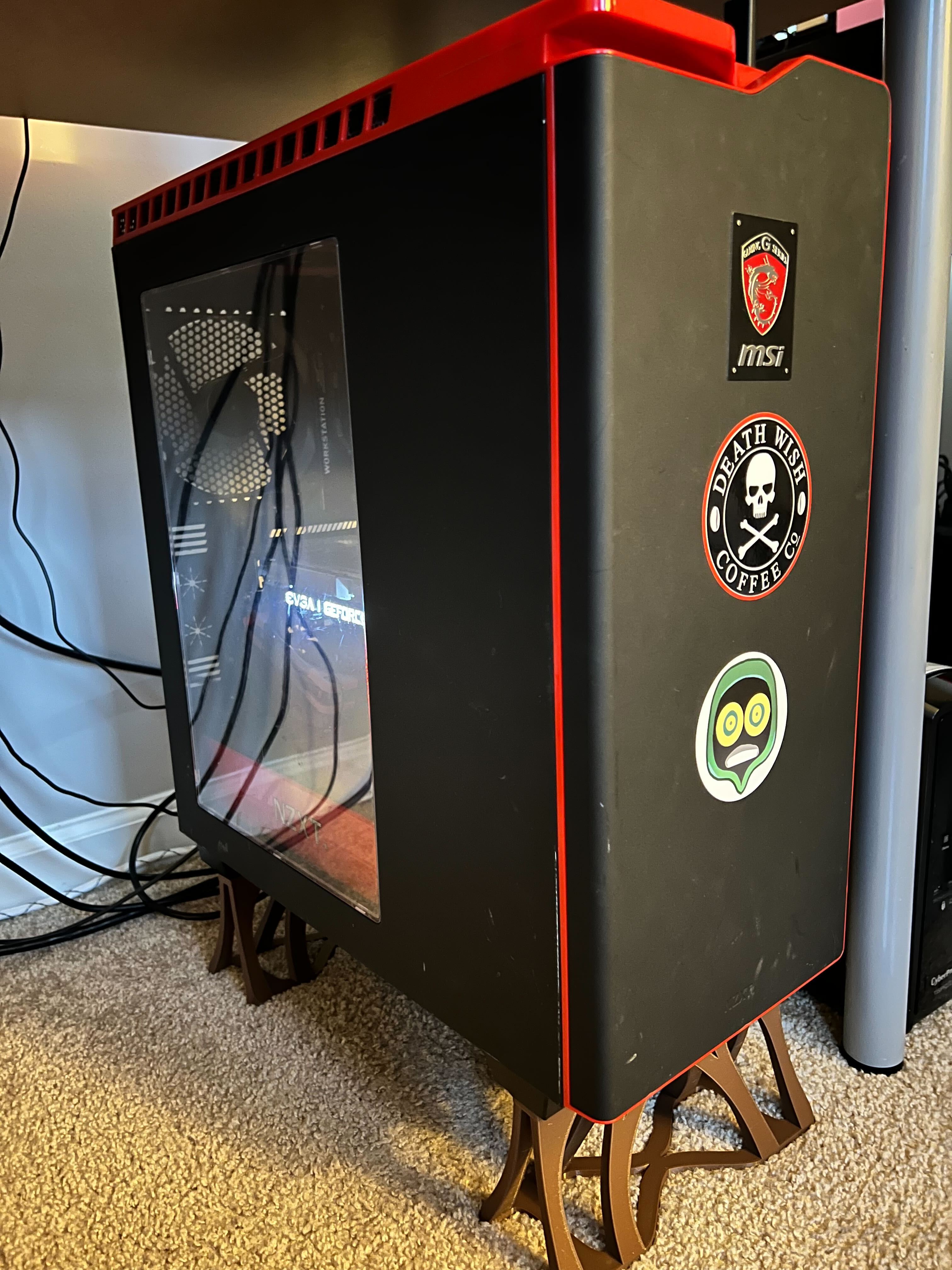 Miniatura 3 do modelo 3D Computer Floor Stand - Sized for Ender 3