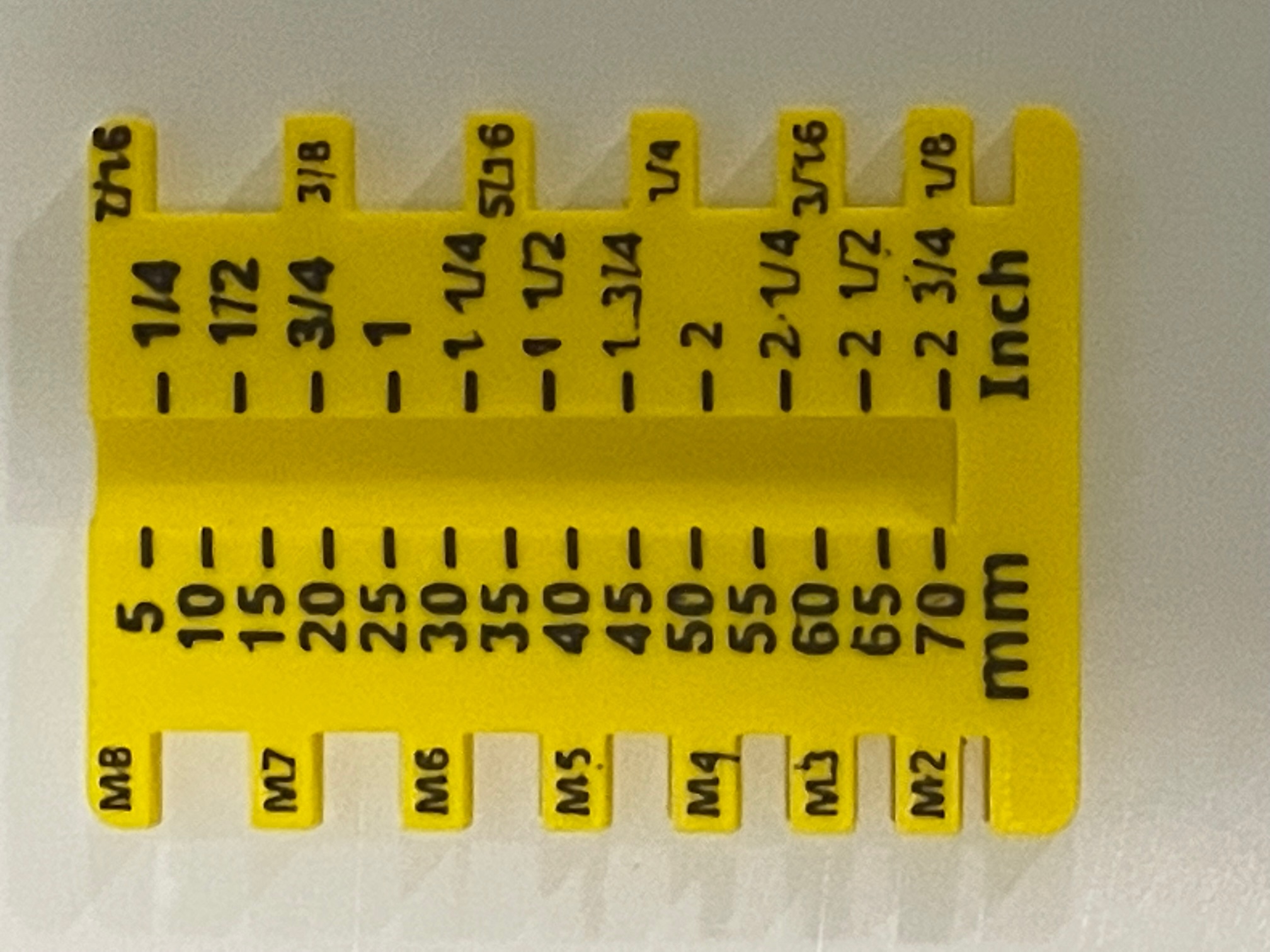 Metric and Imperial Screw Measurement Tool by Cowen Prints | Download ...