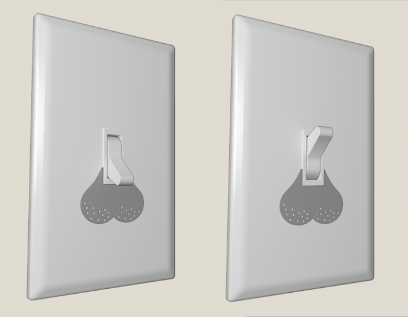 Testicles light switch