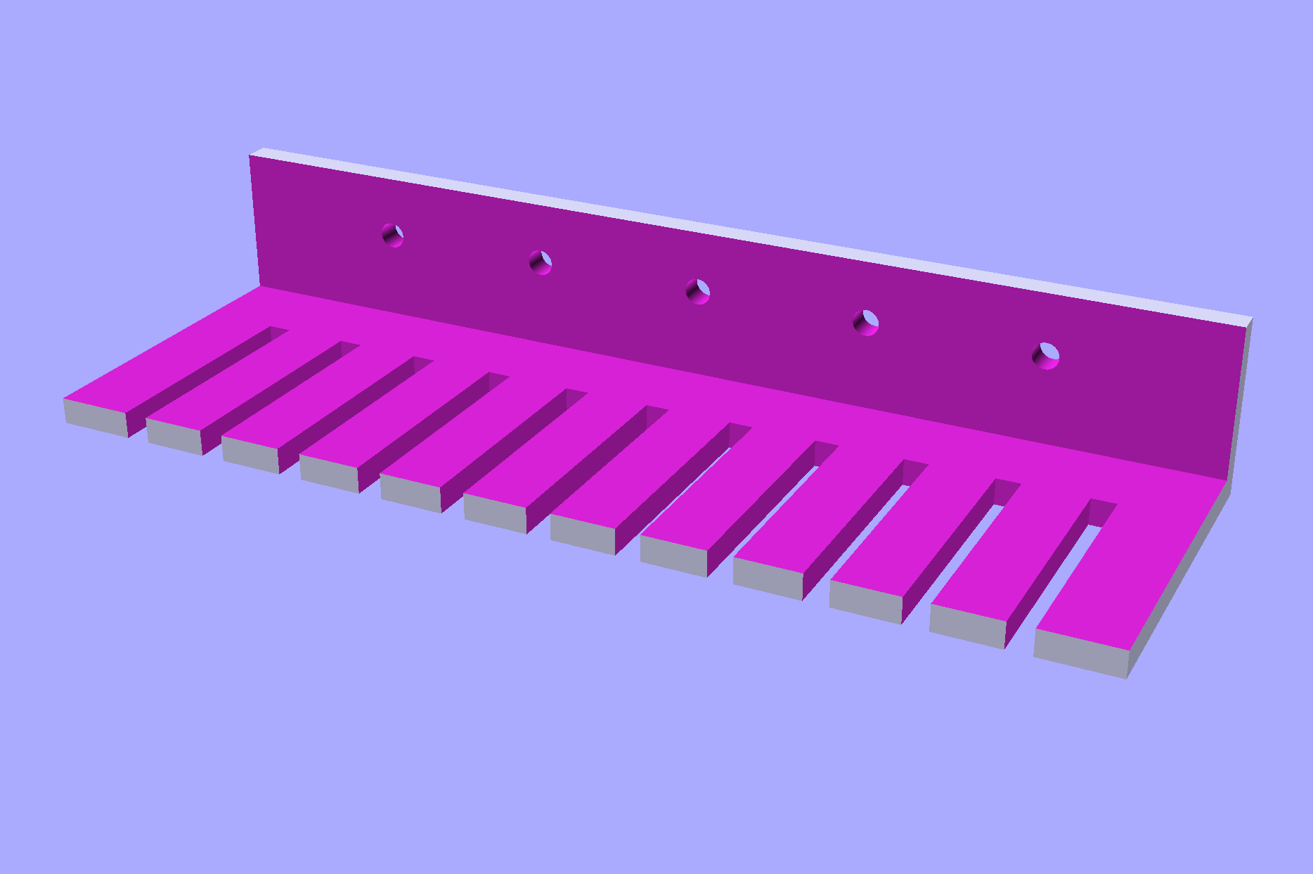 Cable Rack (Parametric) by BrownDogGadgets | Download free STL model ...