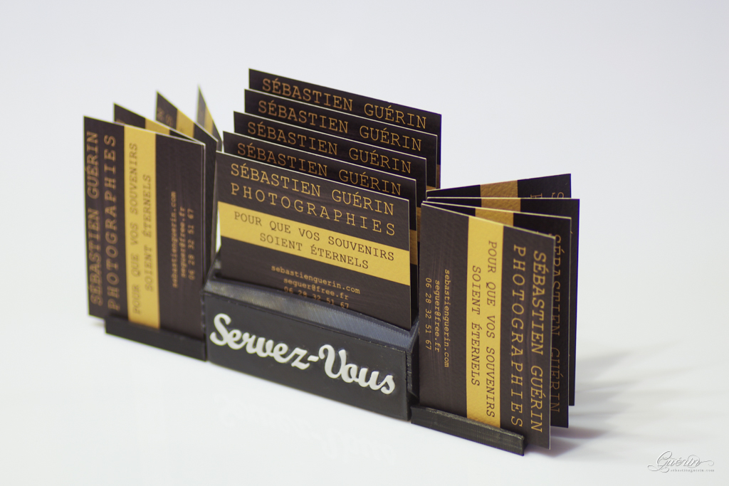 Support Cartes de visites pour artiste ou entreprise exposants - Support Business cards for artist or company exhibitors