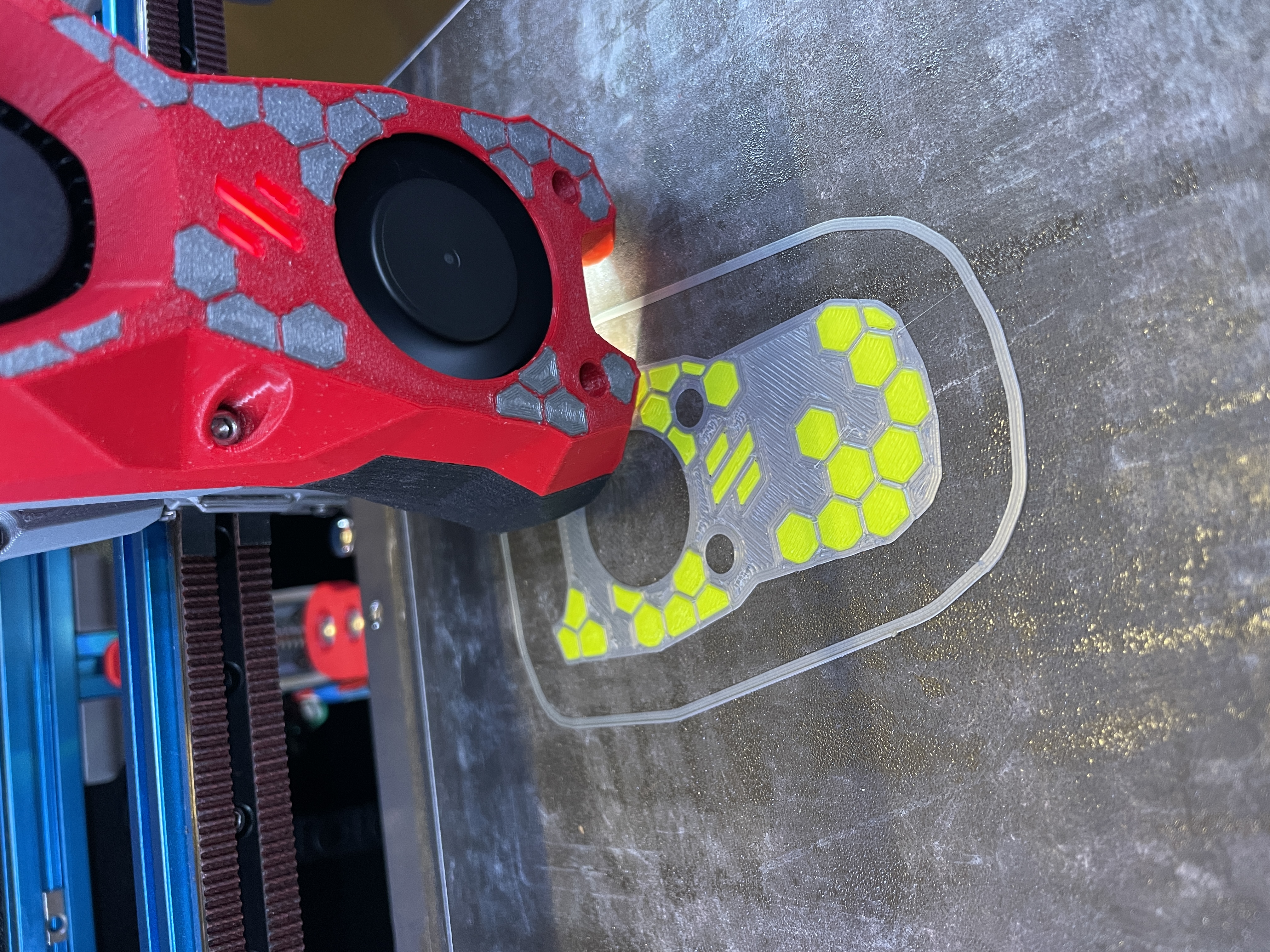 Miniatura 4 do modelo 3D Mini stealthBurner Voron 0.2 Hex pattern face