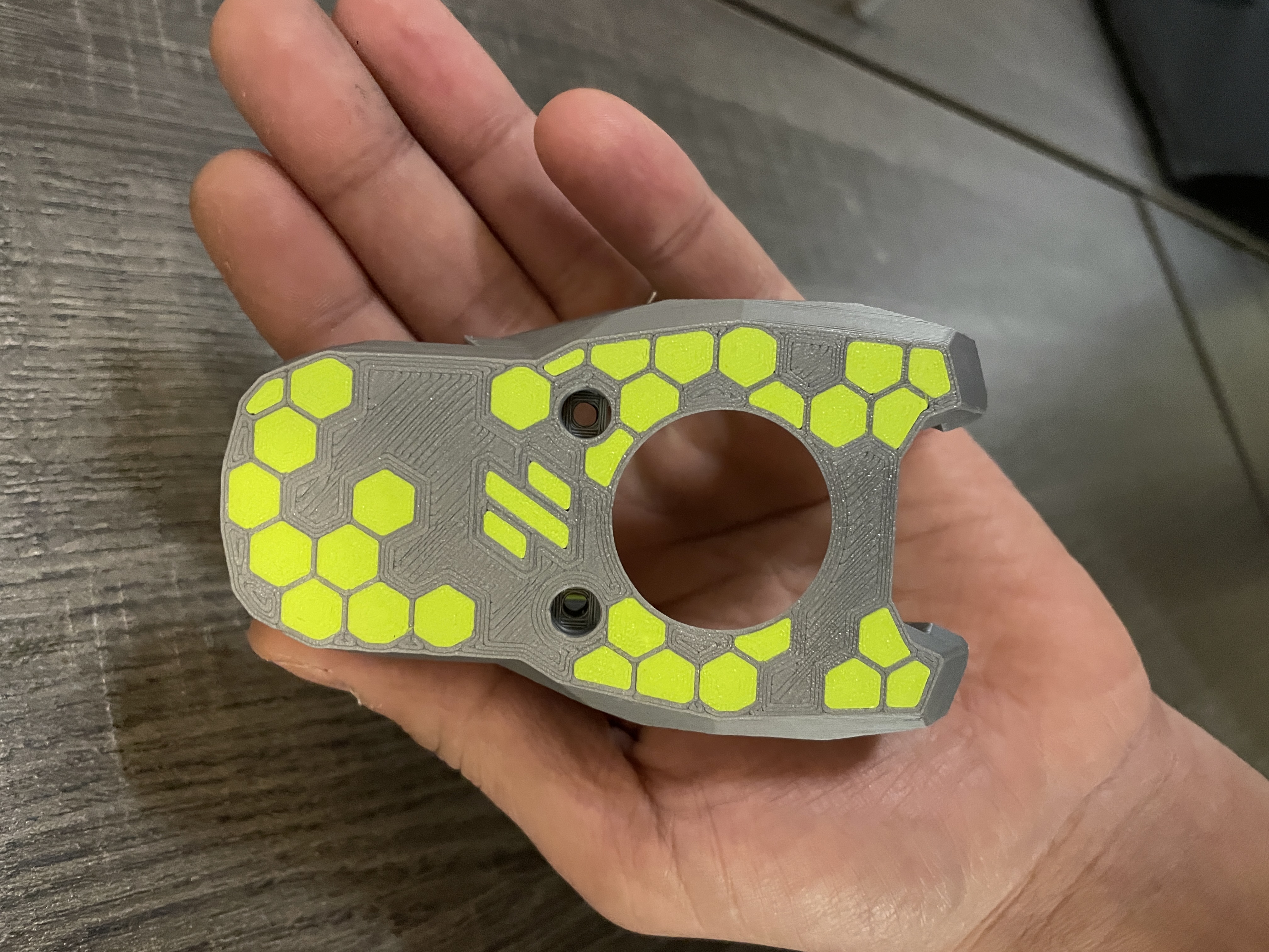 Miniatura 2 do modelo 3D Mini stealthBurner Voron 0.2 Hex pattern face