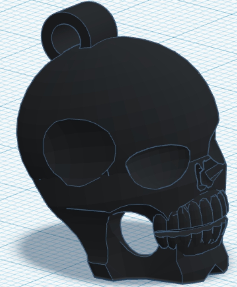 Scull key chain