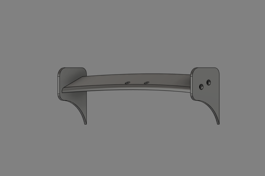Traxxas 4tec 2.0 Chassis Spoiler End Pieces