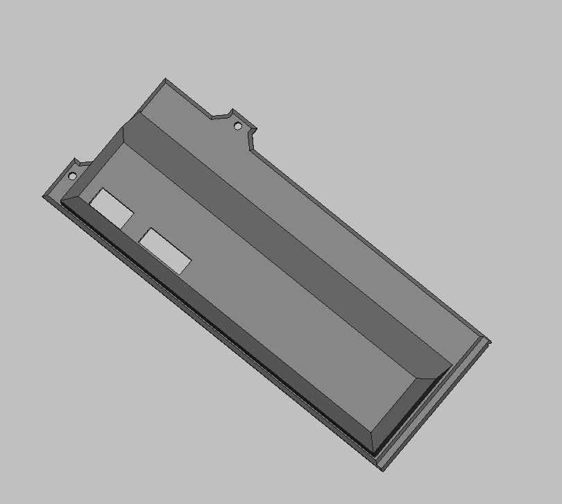 Prusa Box Raspberry PI 4B Back cover, more room with power cable and pwm fan sensor cable slot v2.5
