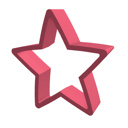 Star cookie cutter by Steph Campeau | Download free STL model ...