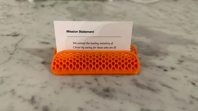 Business Card Hex Stand