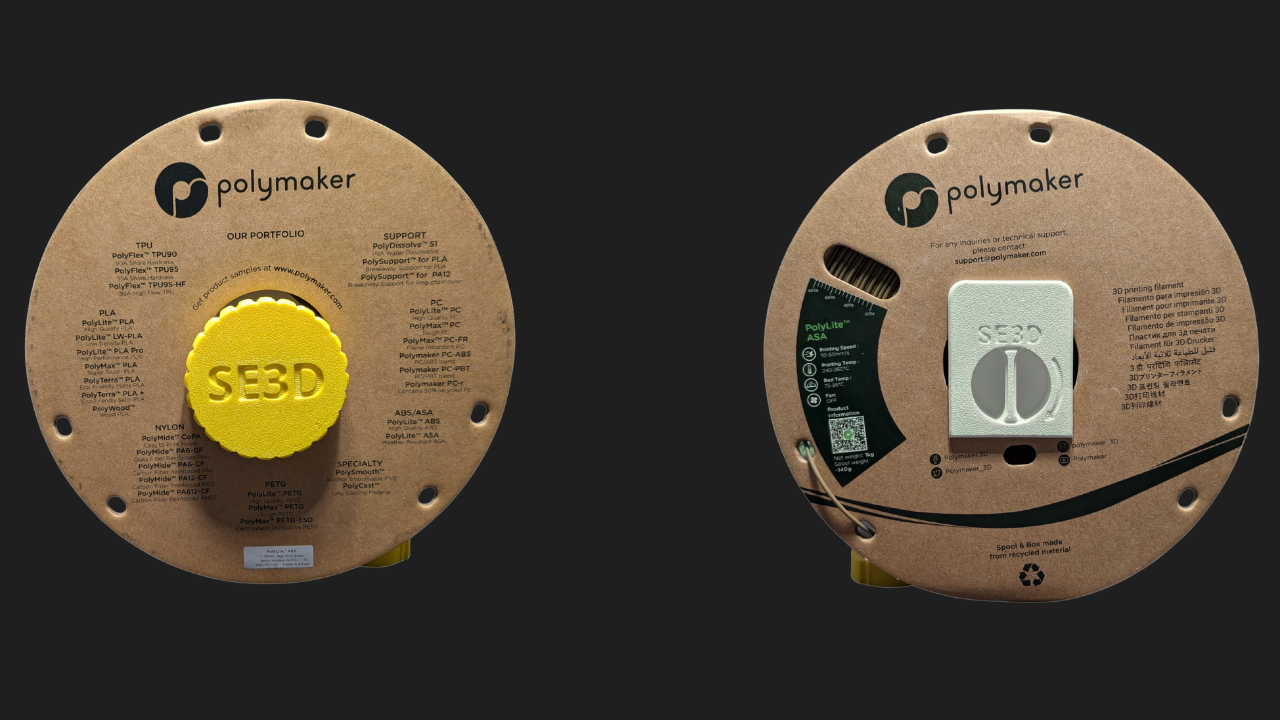 Twist-Lock Spool Holder v3.6 3D model