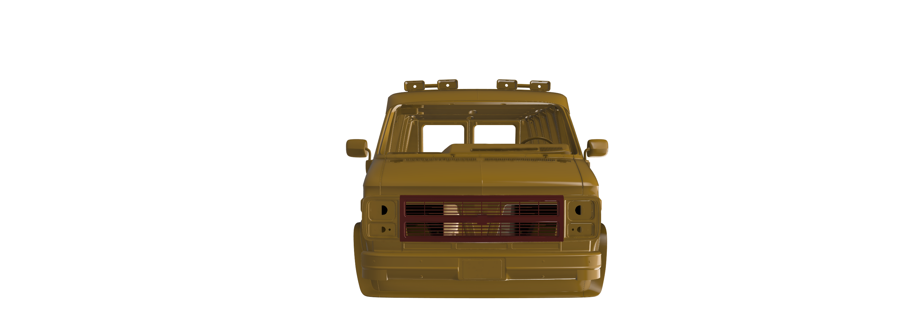 GMC & Chevy middle grille Upgrade for 3D SETS Model 14 (Max Team)