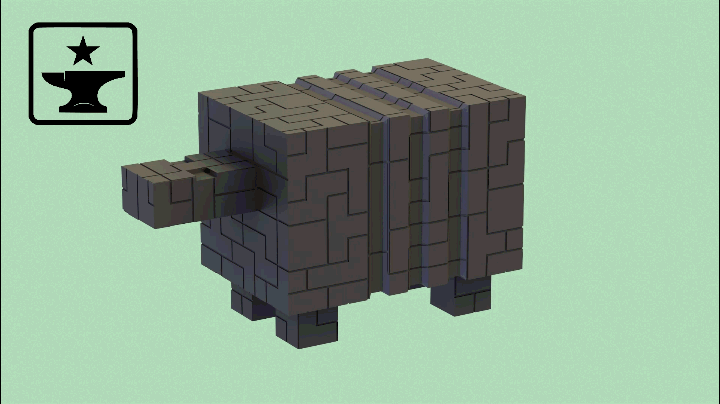 Minecraft Armadillo Lite – Free STL